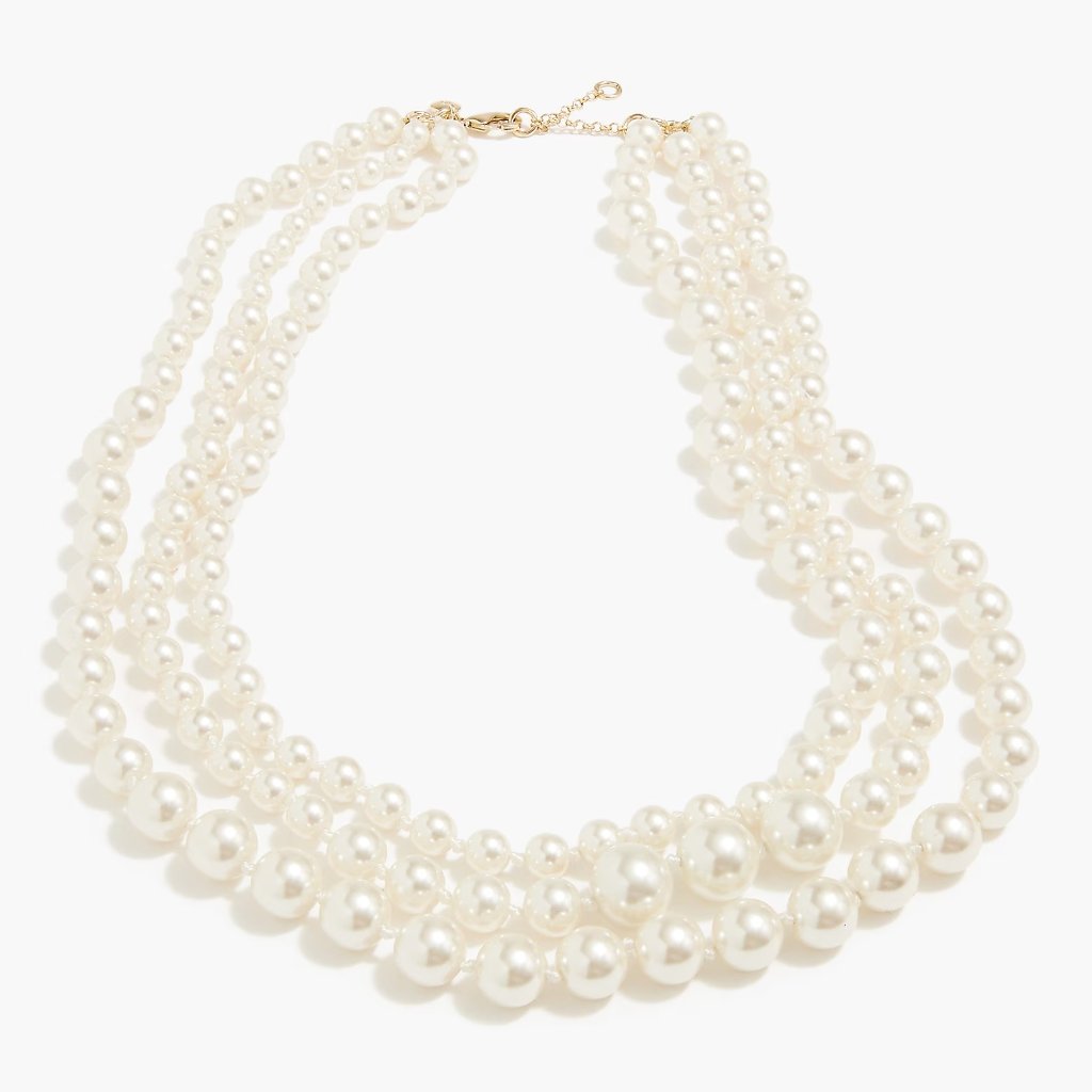 J Crew Pearl Layering NecklaceNwt 34$